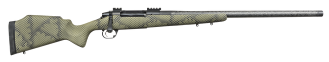 Proof Research 136409 Ascension  Full Size 7mm Rem Mag 4+1 24" Carbon Fiber Match Grade/Threaded Barrel Black Titanium Receiver TFDE Fixed Monte Carlo w/Raised Comb Stock