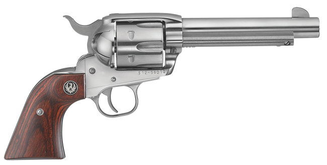 Ruger Vaquero 45 Long Colt, 4.62in. Barrel, 6rd - Stainless (5105)
