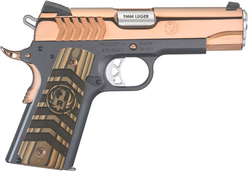 Ruger SR1911 9mm 4.25in 9rd Rose Gold