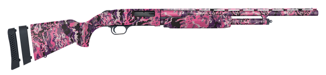 Mossberg 500 Youth Super Bantam 20 Gauge 22 Inch Barrel 5 Rounds Pink