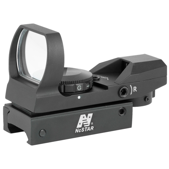 NcStar D4RGB 3 MOA Red Green Four Reticle Reflex Optic for Picatinny Rails 24mm - D4RGB - 814108011291