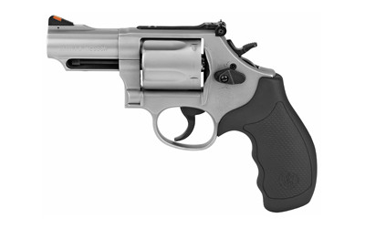 Smith & Wesson 10064 Model 69 Combat Magnum 44 Rem Mag Stainless Steel 2.75" Barrel, 5rd Cylinder & L-Frame, Full Length Extractor Rod, Internal Lock - 10064 - 022188868012