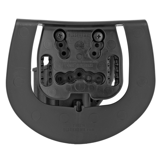 Blackhawk 410583BKR Serpa CQC  OWB Matte Black Polymer Belt Loop/Paddle Fits Taurus PT140/PT111 Right Hand - 410583BKR - 604544624120