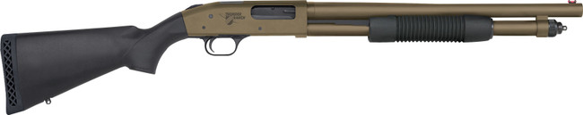 Mossberg 590 Thunder Ranch Security Shotgun 12 ga. 18.5 in Patriot Brown & Black Optic Cut 3in - 50781 - 015813507813