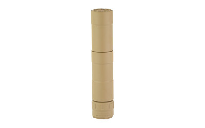 Rugged Mustang22 FDE Suppressor .22 LR 5.3" 1/2x28 Direct Thread - P51FDE22 - 859383006846