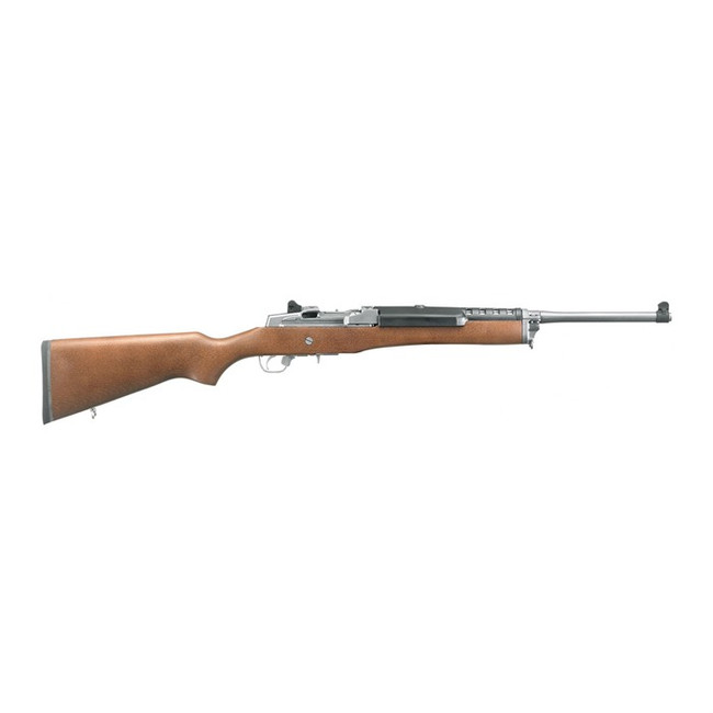 Ruger Mini-14 Ranch 5.56 NATO 18.5 Inch 5 Round Stainless Steel Wood