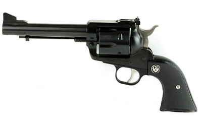 Ruger 0465 Blackhawk  45 Colt (Long Colt) 6rd 5.50" Blued Alloy Steel Barrel, Cylinder & Frame, Black Checkered Rubber Grip, Transfer Bar Safety, Exposed Hammer - 0465 - 736676004652