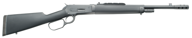Taylors & Company 220091 1886 Ridge Runner Take Down 45-70 Gov Caliber with 4+1 Capacity, 18.50" Barrel, Blued Metal Finish & SoftTouch Black Synthetic Stock Right Hand (Full Size)