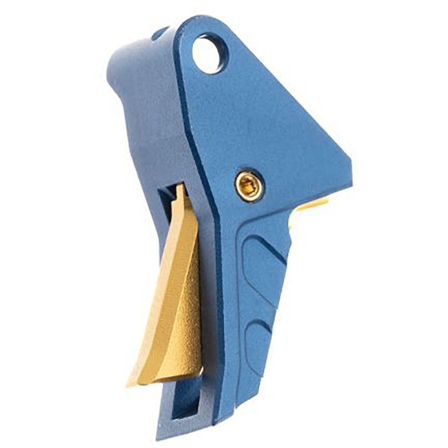 Tyrant Designs CNC LLC I.T.T.S Trigger for Springfield Echelon Blue Gold Screw