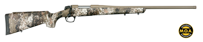 CVA CR6961 Cascade  Full Size 300 Win Mag 3+1, 24" Patriot Brown Cerakote Steel Threaded Barrel, Patriot Brown Cerakote Steel Receiver, Exclusive Realtree Hillside Fixed w/SoftTouch Stock,