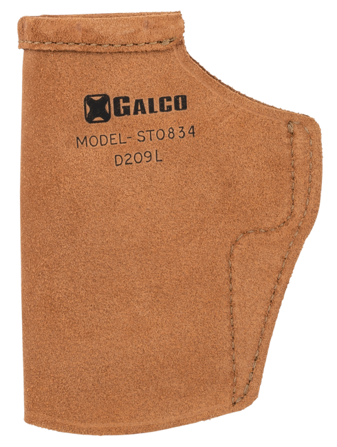Galco STO834 Stow-N-Go  IWB Natural Leather Compatible w/ Glock 48/48 MOS/S&W M&P Shield EZ Belt Clip Mount Right Hand
