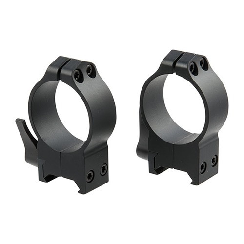 Warne 34mm QD High Matte Rings Picatinny Scope Mounting