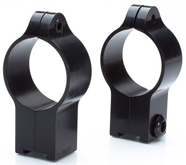 Talley Manufacturing 22Czrh Rimfire Rings 1In High 0 MoA for Cz 452 European 455 457 512 513