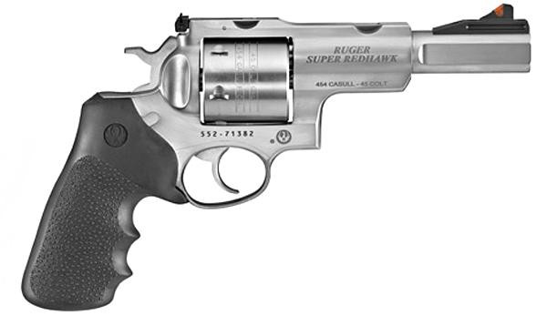 Ruger Super Redhawk 454 CASULL, 5in. Barrel, 6rd - Stainless (5517)