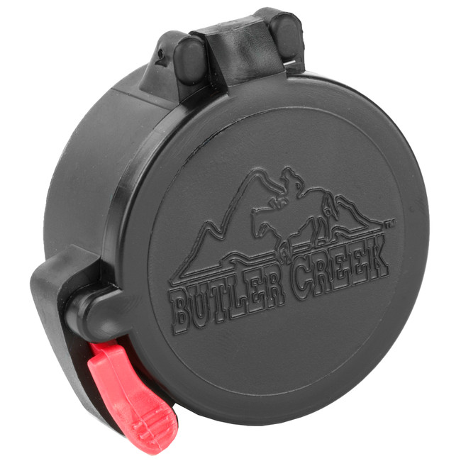 Butler Creek Flip Open Scope Cover 18 Eyepiece Friction Mount Ambidextrous Scope And Spotting - 20180 - 051525201809