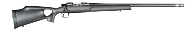 Christensen Arms 8010800105 Summit TI  Full Size 6.5 PRC 3+1, 24" Natural Titanium Steel Threaded Barrel, Natural Titanium Aluminum Receiver, Natural Carbon Fiber Fixed Thumbhole Stock