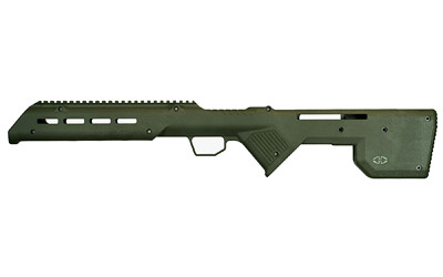 Desert Tech Trk22grn Trek-22 Rifle Chassis Fits Ruger 10/22 OD Green Synthetic - TRK22GRN - 813865027019