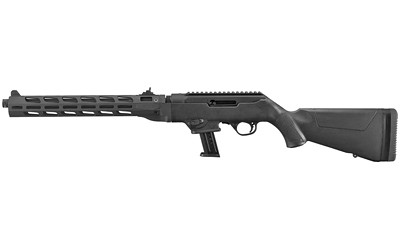 Ruger 19115 PC Carbine  9mm Luger 17+1 16.12" Threaded/Fluted Barrel, Type III Hard Coat Anodized Aluminum Receiver, M-LOK Accessory Slots, Optics Ready - 19115 - 736676191154