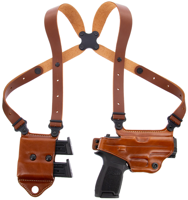 Galco MCII870 Miami Classic II Shoulder System Tan Full Grain Leather