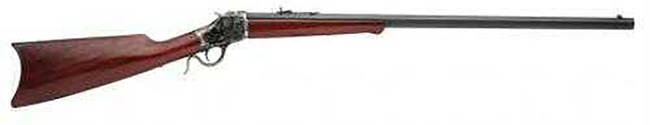 Taylors & Company 550147 1885 High Wall Full Size 45 Colt (LC) 1 Shot, 30" Blued Steel Barrel, Color Case Hardened Steel Receiver, Walnut Fixed Walnut Stock, 