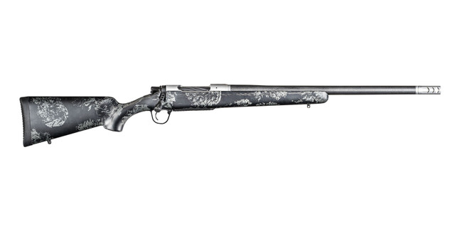 Christensen Arms 8010631800 Ridgeline FFT Full Size 7mm PRC 3+1 22" Carbon Fiber Steel Threaded Barrel, Stainless Aluminum Receiver, Black w/Gray Accents Fixed Sporter w/Flash Forged Technology Stock - 8010631800 - 840290520488