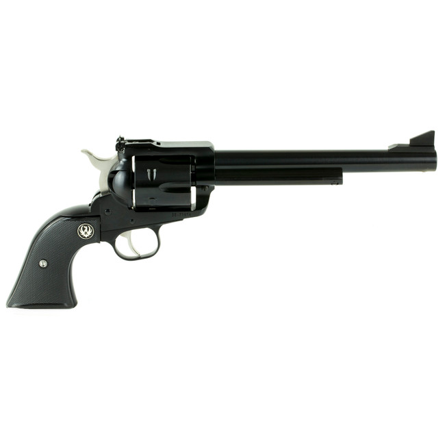 Ruger 0455 Blackhawk  45 Colt (Long Colt) 6rd 7.50" Blued Alloy Steel Barrel, Cylinder & Frame, Black Checkered Rubber Grip, Transfer Bar Safety, Exposed Hammer - 0455 - 736676004553
