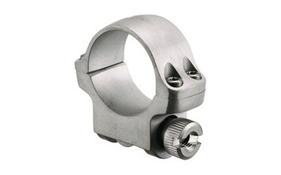 Ruger 1 Inch Low Scope Ring Dovetail Silver for 32mm Objective Steel - 90289 - 736676902897