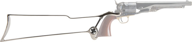 Cimarron Firearms Revolver Shoulder Stock Compatible with Revolver Frames