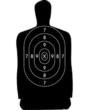 Speedwell Official NRA Police Qualification Silhouette Police Silhouette Reduced 25 yd. 500/Pack