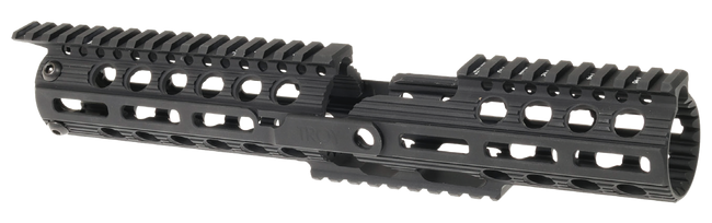 Troy Ind SRAIDLTCKBT00 Delta Handguard Carbine Length Black AR-15 12" Long