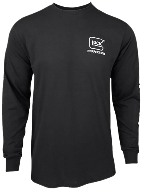 Glock AP96102 Perfection Long Sleeve Tee Black Pre-Shrunk Cotton Long Sleeve 2XL
