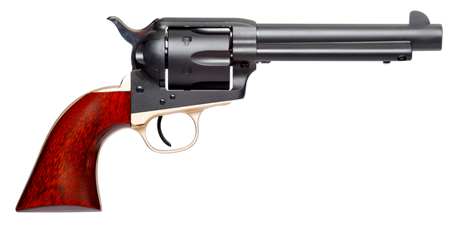 Taylors & Company 550429 Old Randall  357 Mag Caliber with 5.50" Barrel, 6rd Capacity Cylinder, Overall Matte Blued Finish Steel & Walnut Grip