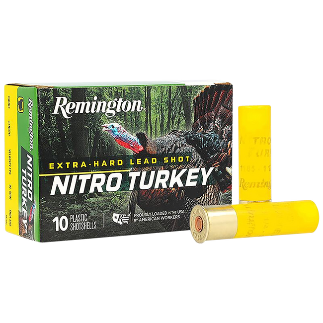 Remington Nitro Turkey Extended Range Magnum Loads 20 ga. 3 in. 5 Shot 10 rd.