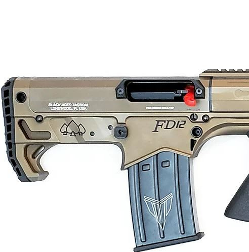 Black Aces Pro Series Bullpup Pump Shotgun - Bronze | 12ga | 18.5" Barrel | Barrel Shroud