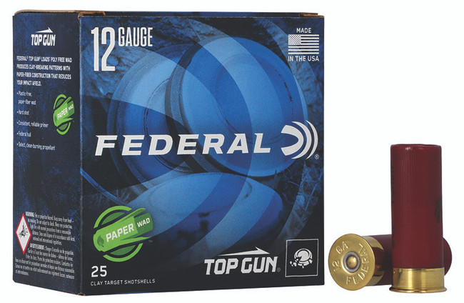12GA 2 3/4" 1 1/8oz Paper wad TopGun #8