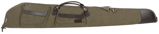 Heritage Cases 54352 North Platte Shotgun Case Olive Canvas/Leather 52"