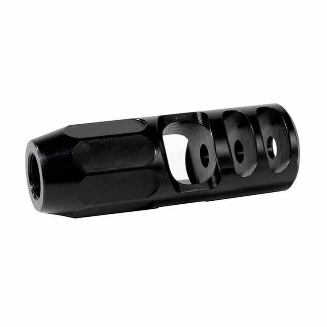NITROUS COMPENSATOR 30 CALIBER 5/8-24 STEEL BLACK