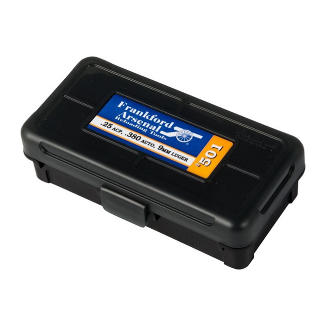 380 AUTO, 9MM #501 HINGE-TOP AMMO BOX 50 CT.