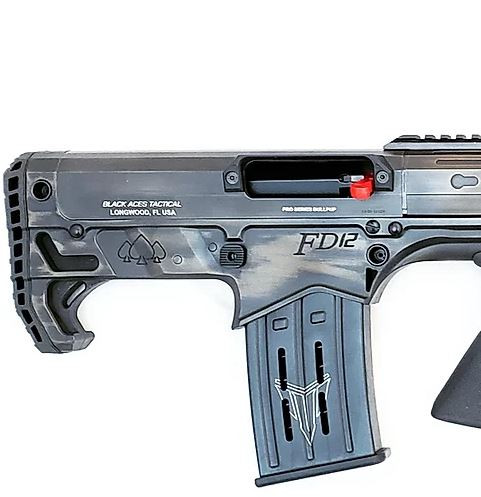 Black Aces Pro Series Bullpup Pump Shotgun - Distressed Bronze | 12ga | 18.5" Barrel | Barrel Shroud