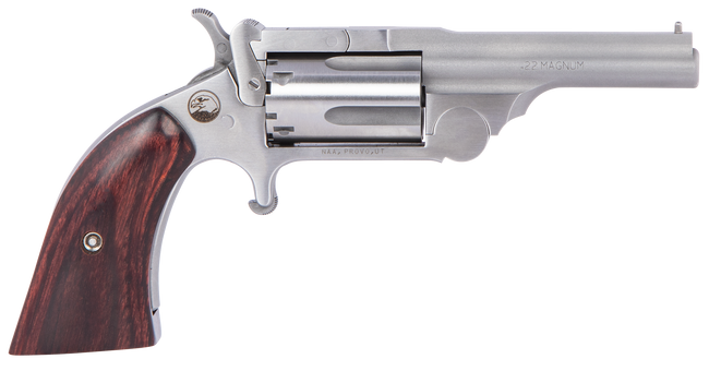 NAA Ranger II Revolver Combo 22 LR/.22 WMR Stainless/Wood 2.5 in. 5 rd.