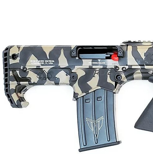 Black Aces Pro Series Bullpup Pump Shotgun - Tiger Stripe | 12ga | 18.5" Barrel | Barrel Shroud