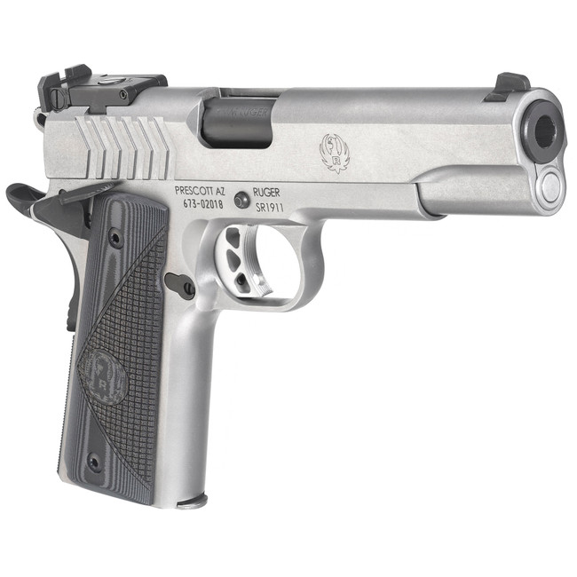 Ruger Sr1911 Tgt 9mm 5" Sts 9rd - 6759 - 736676067596