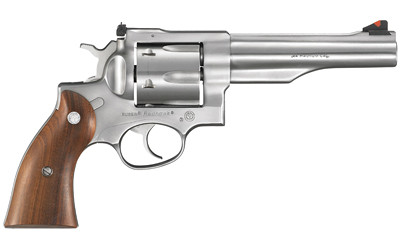 Ruger 5043 Redhawk  44 Special/44 Rem Mag 6rd, 5.50" Satin Stainless Steel Barrel, Dual Chambered Satin Stainless Cylinder & Frame, Hardwood Grip - 5043 - 736676050437