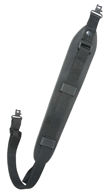 Outdoor Connection SGSS20970 Super Grip Sling with Talon QD Swivels 2.25" W x 32" L Padded Black Rubber Padding with Nylon Strap for Rifle/Shotgun
