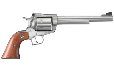 Ruger 0804 Super Blackhawk  Large Frame 44 Rem Mag/44 Special 6rd 7.50" Satin Stainless Steel Barrel, Cylinder & Frame, Hardwood Grip, Transfer Bar Safety, Exposed Hammer - 0804 - 736676008049