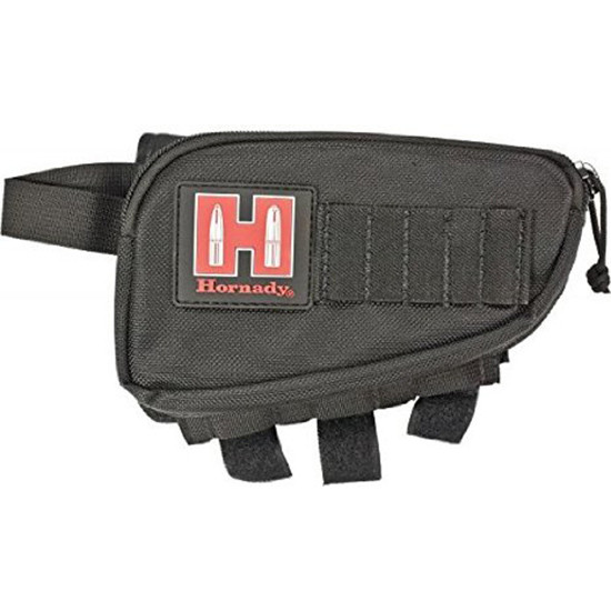 Hornady 99108 Gun Cheek Piece  Black Cordura 5rd Rifle Right Hand