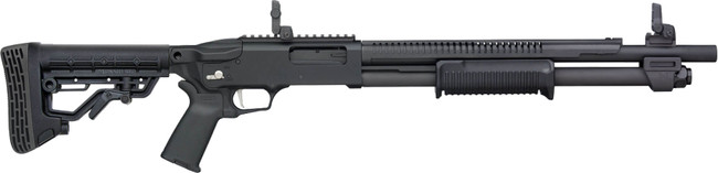 Mossberg 590R Shotgun 12 ga. 18.5 in. Black 3 in. - 50762 - 015813507622