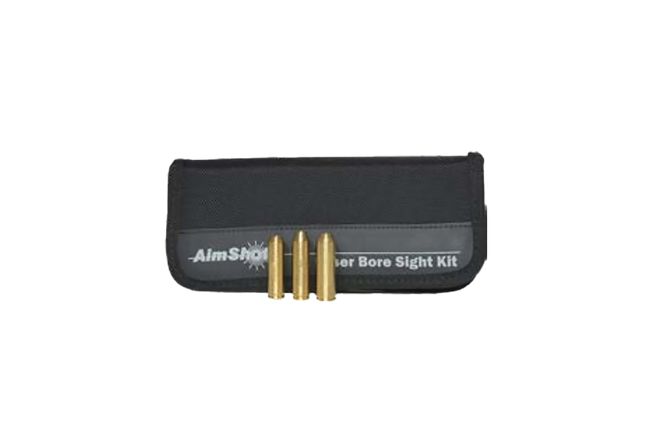 AimShot AIMS Hunting Bore Sight Kit MBS223 Red Laser with Modular Battery Pack AAA or Button Cell