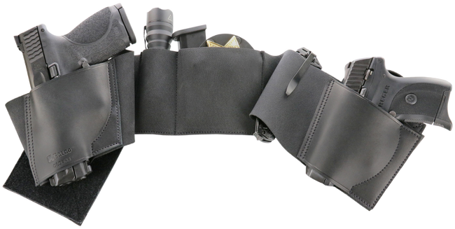 Galco UWERBKMED UnderWraps Elite Black Medium Leather/Nylon Handgun
