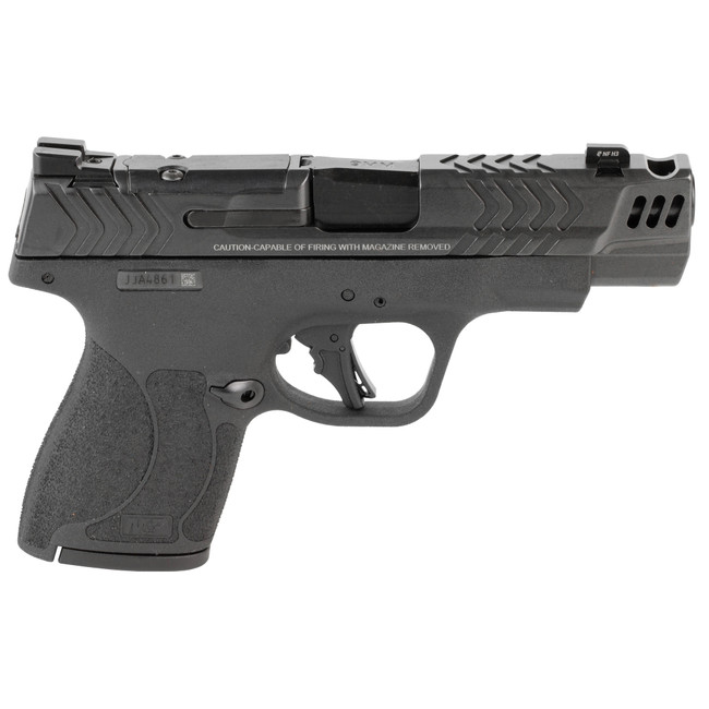 Smith and Wesson Mp9 Shield Plus Carry Comp 9mm 4 inch 10 round Armornite Finish - 14410 - 022188900675